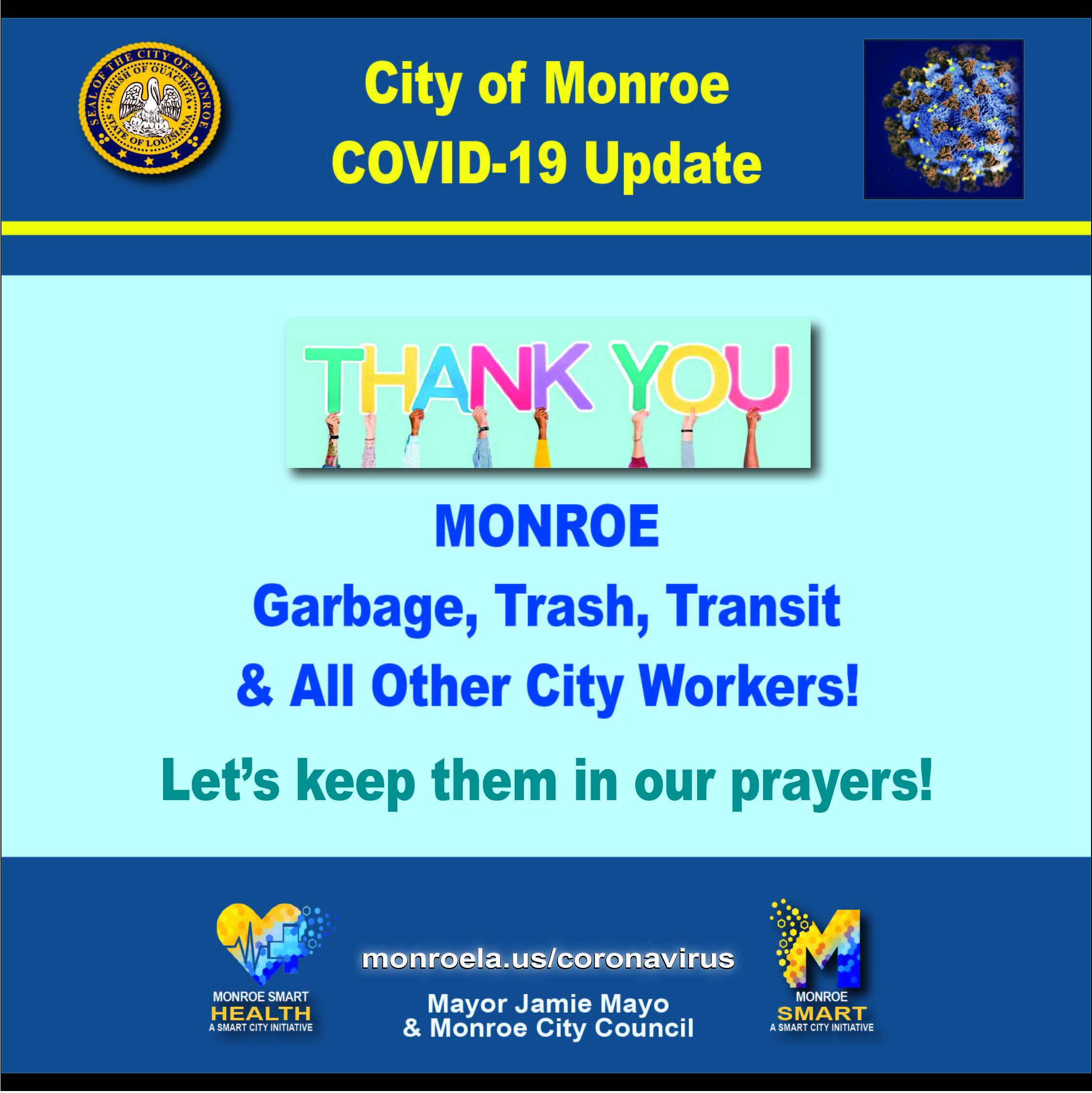 COVID-19 Response City of Monroe La
