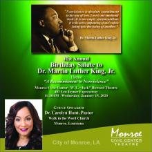 City of Monroe 41st Annual Birthday Salute to Dr. Martin Luther King, Jr.